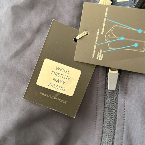 LEVELWEAR Firstlite Vest Farm Neck Navy - Picture 5 of 6